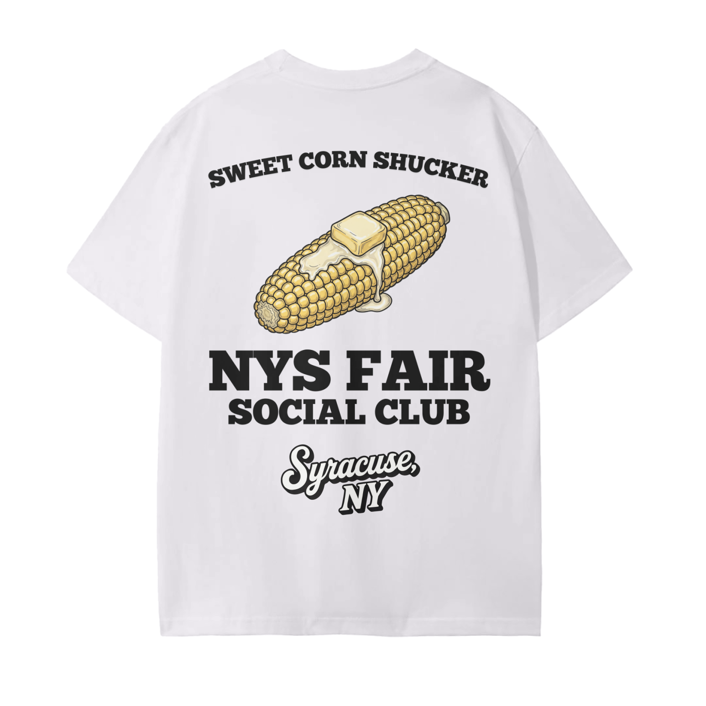 NYS Fair Social Club Corn Cob Shucker T-Shirt