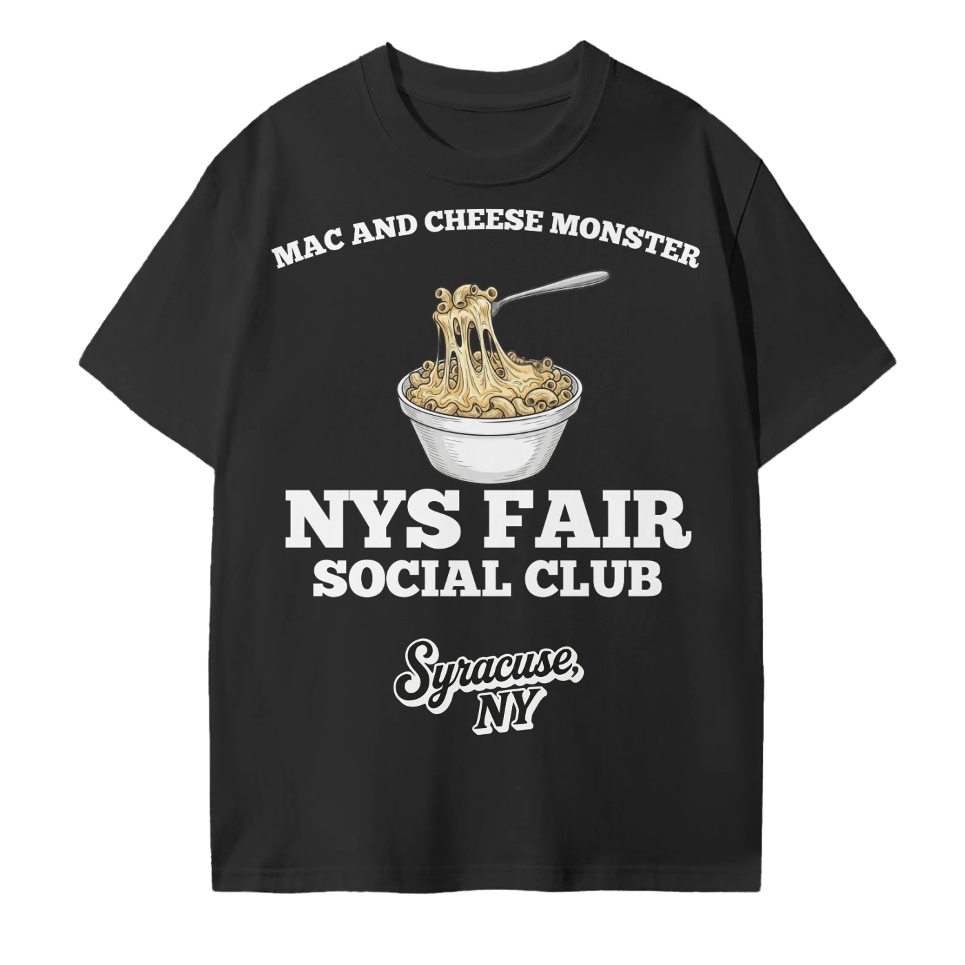 NYS Fair Social Club Mac and Cheese Monster T-Shirt