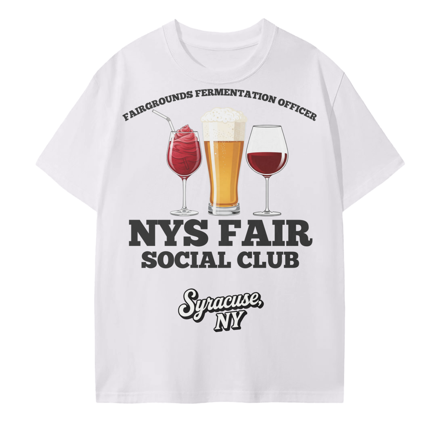 NYS Fair Social Club - Fairgrounds Fermentation Officer T-Shirt