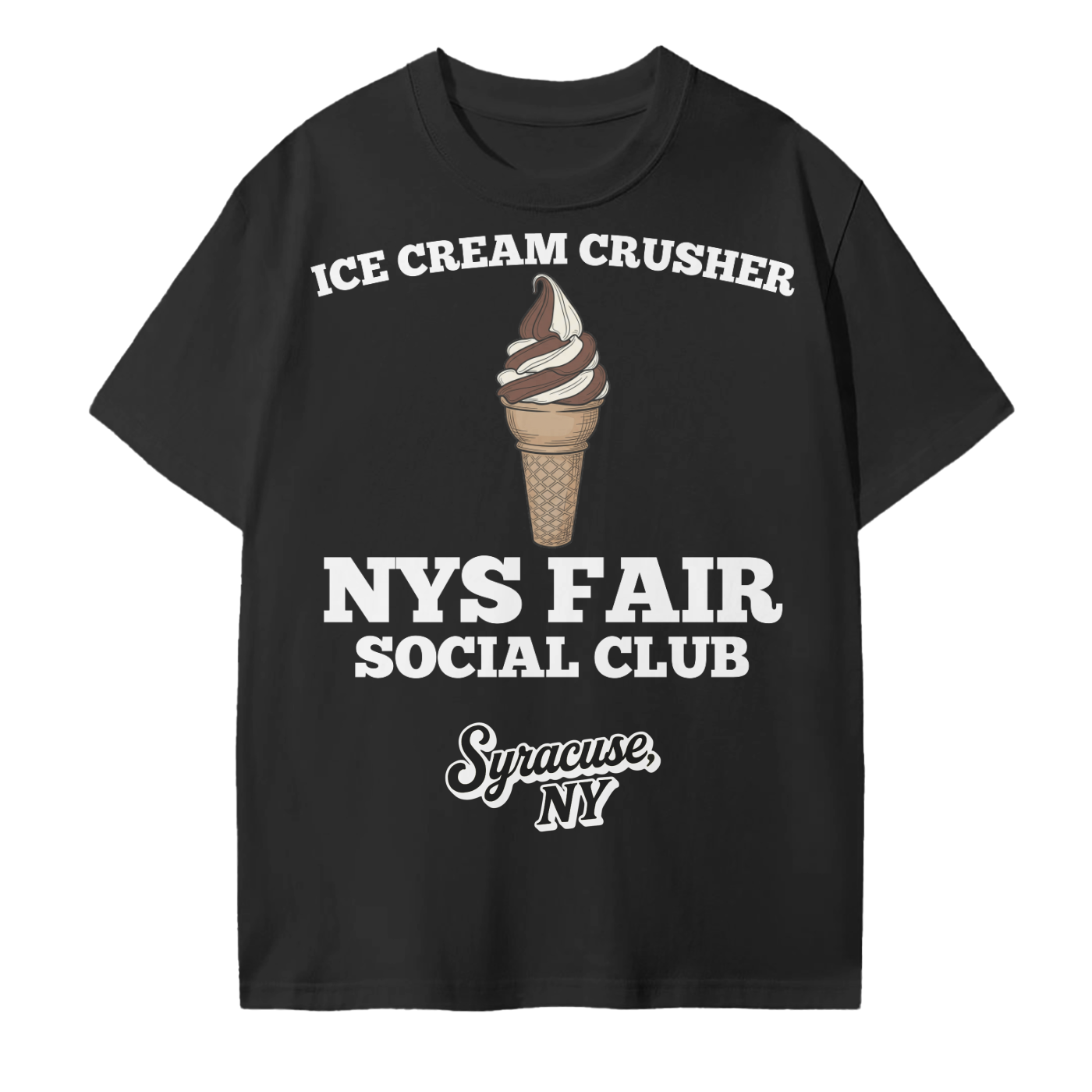 NYS Fair Social Club Ice Cream Crusher Deluxe T-Shirt