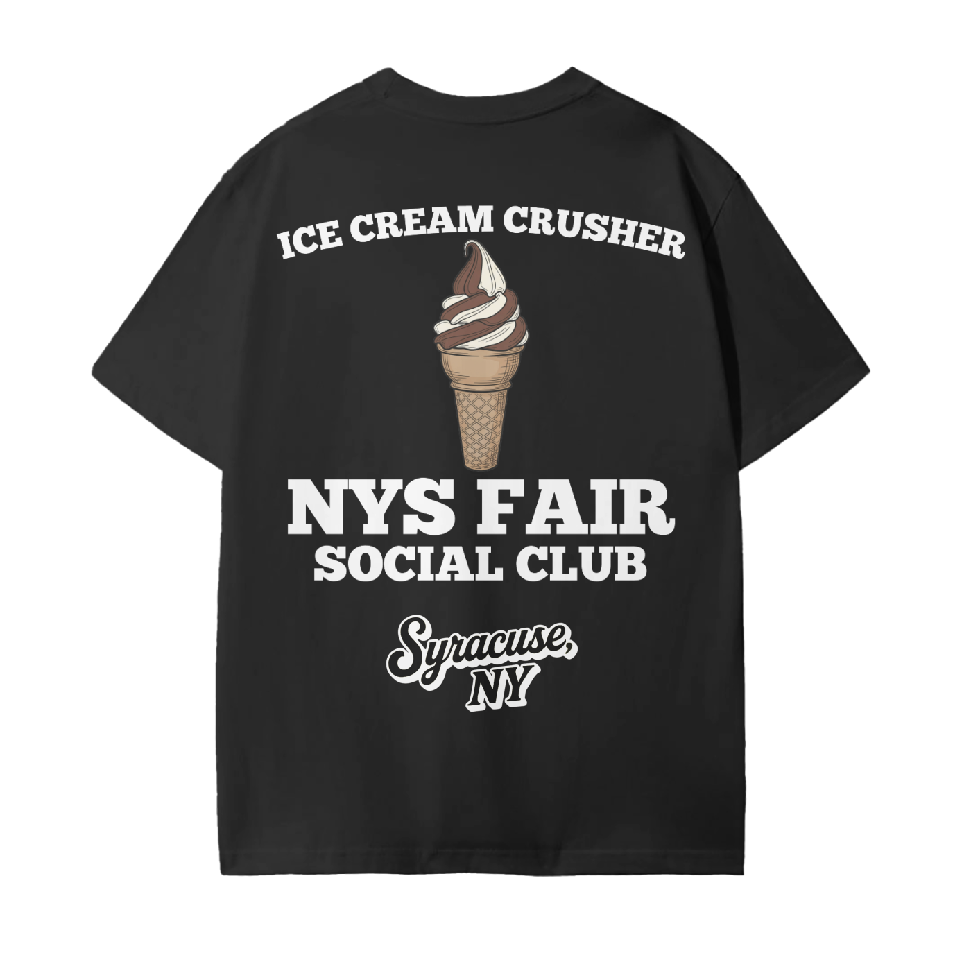 NYS Fair Social Club Ice Cream Crusher Deluxe T-Shirt