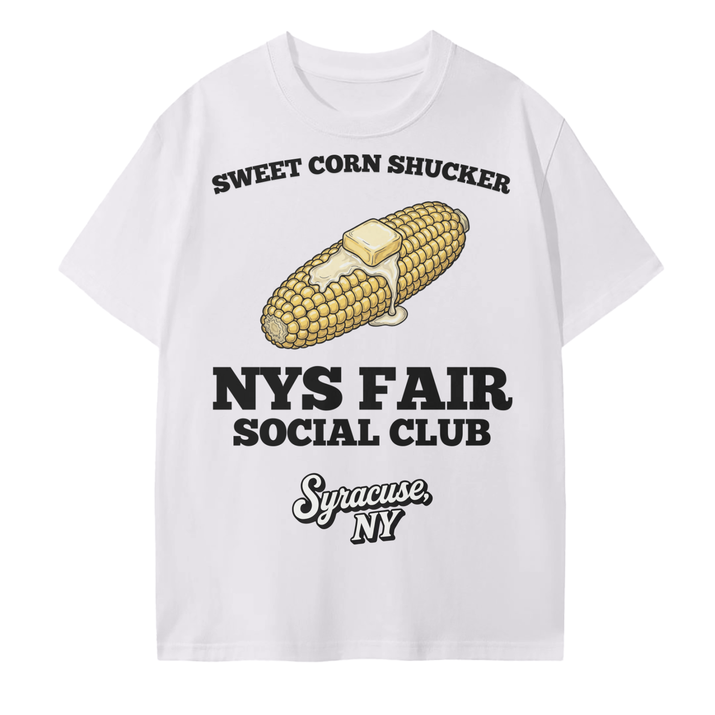 NYS Fair Social Club Corn Cob Shucker T-Shirt