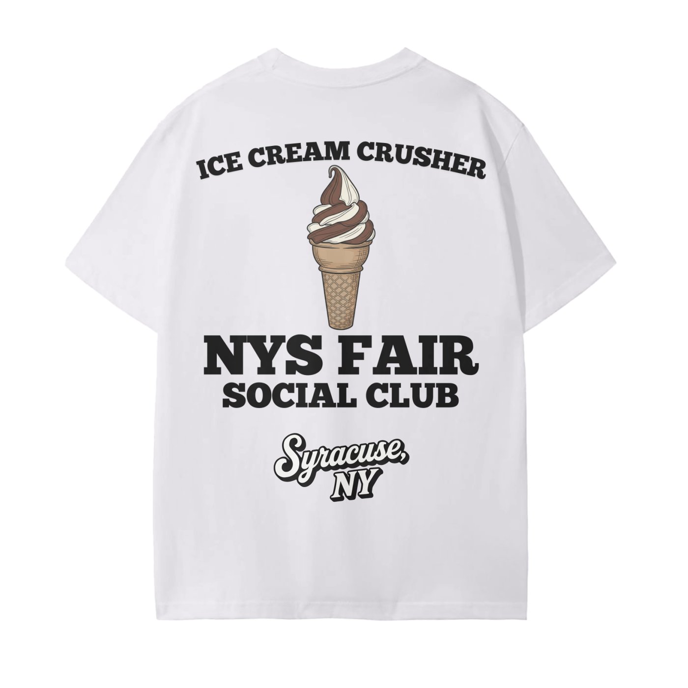 NYS Fair Social Club Ice Cream Crusher Deluxe T-Shirt