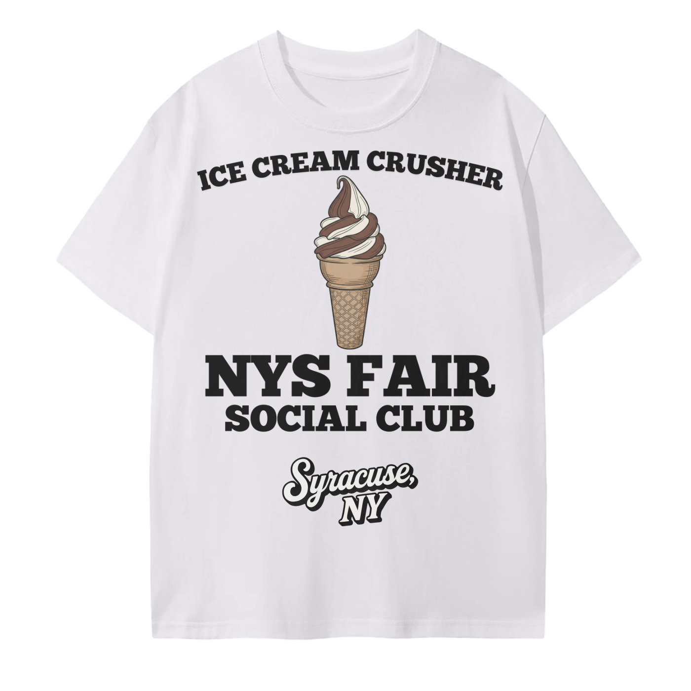 NYS Fair Social Club Ice Cream Crusher Deluxe T-Shirt