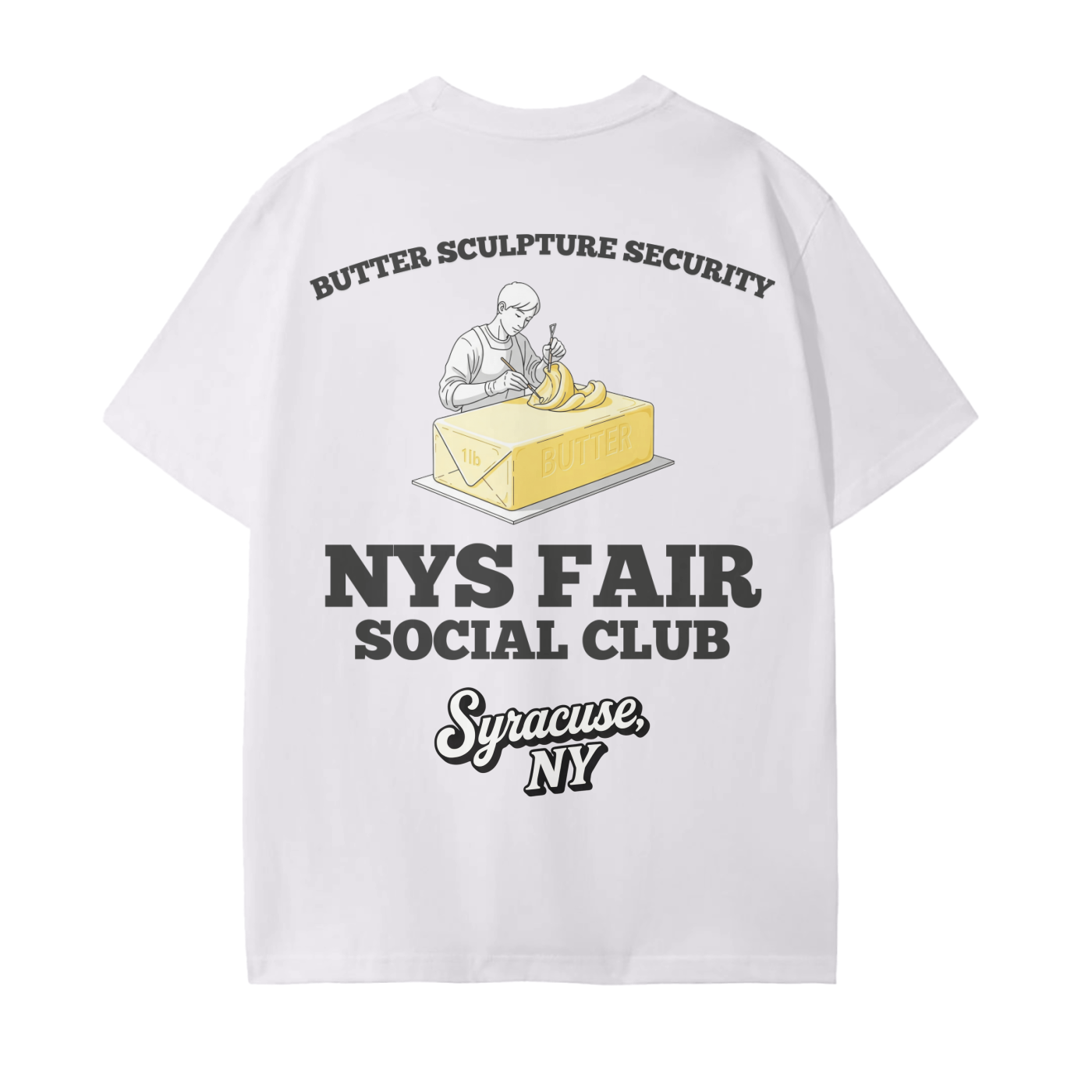 NYS Fair Social Club Butter Sculpture Security T-Shirt
