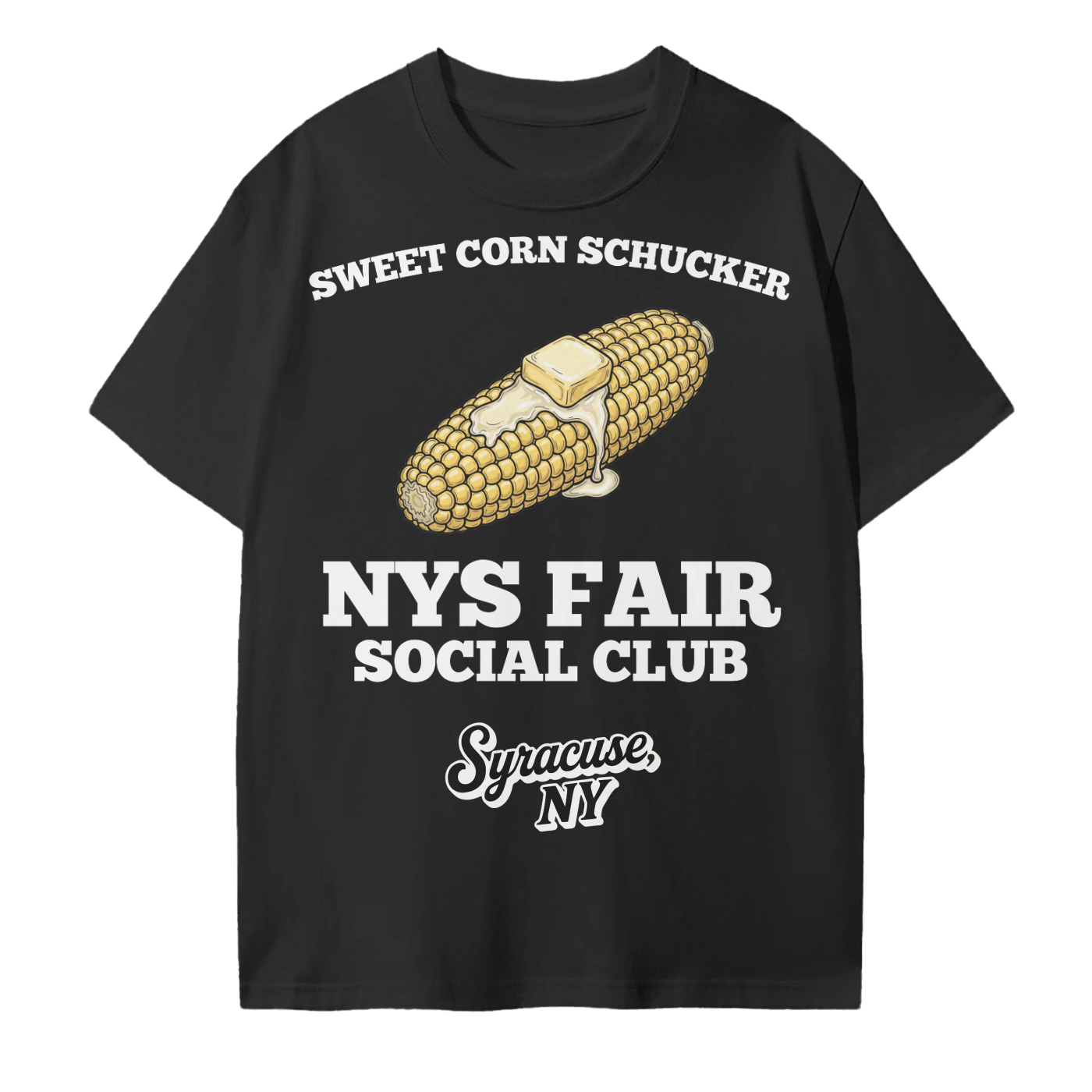 NYS Fair Social Club Corn Cob Shucker T-Shirt