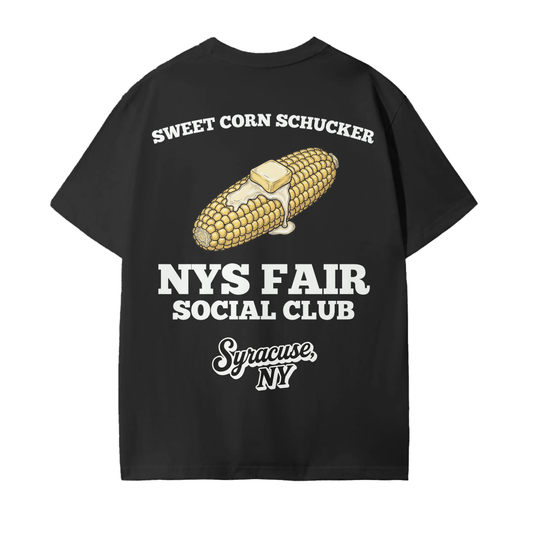 NYS Fair Social Club Corn Cob Shucker T-Shirt