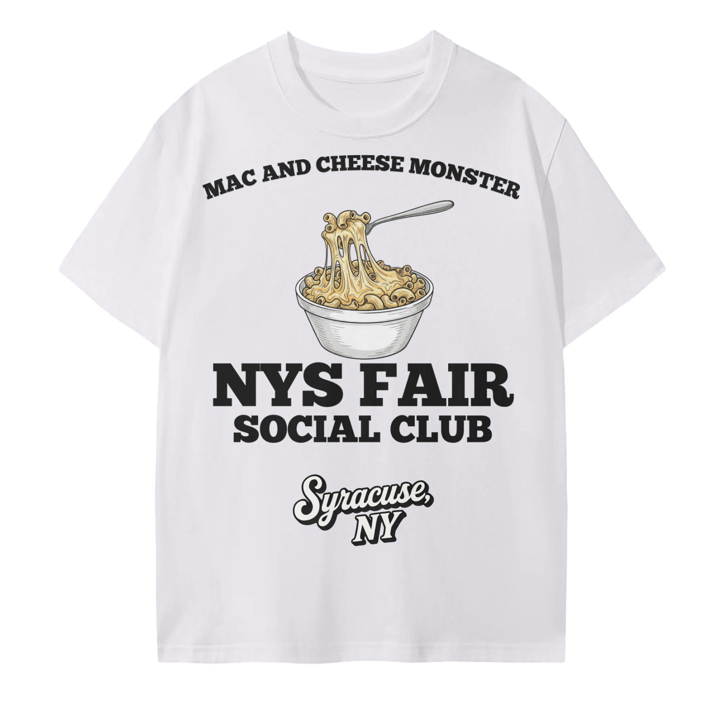 NYS Fair Social Club Mac and Cheese Monster T-Shirt