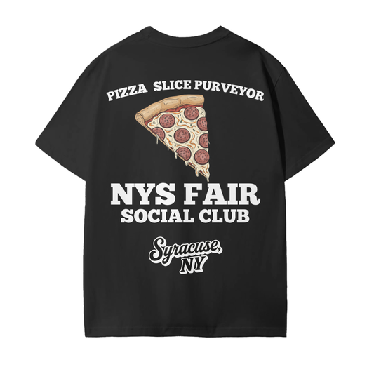 NYS Fair Social Club Pizza Slice Purveyor T-Shirt